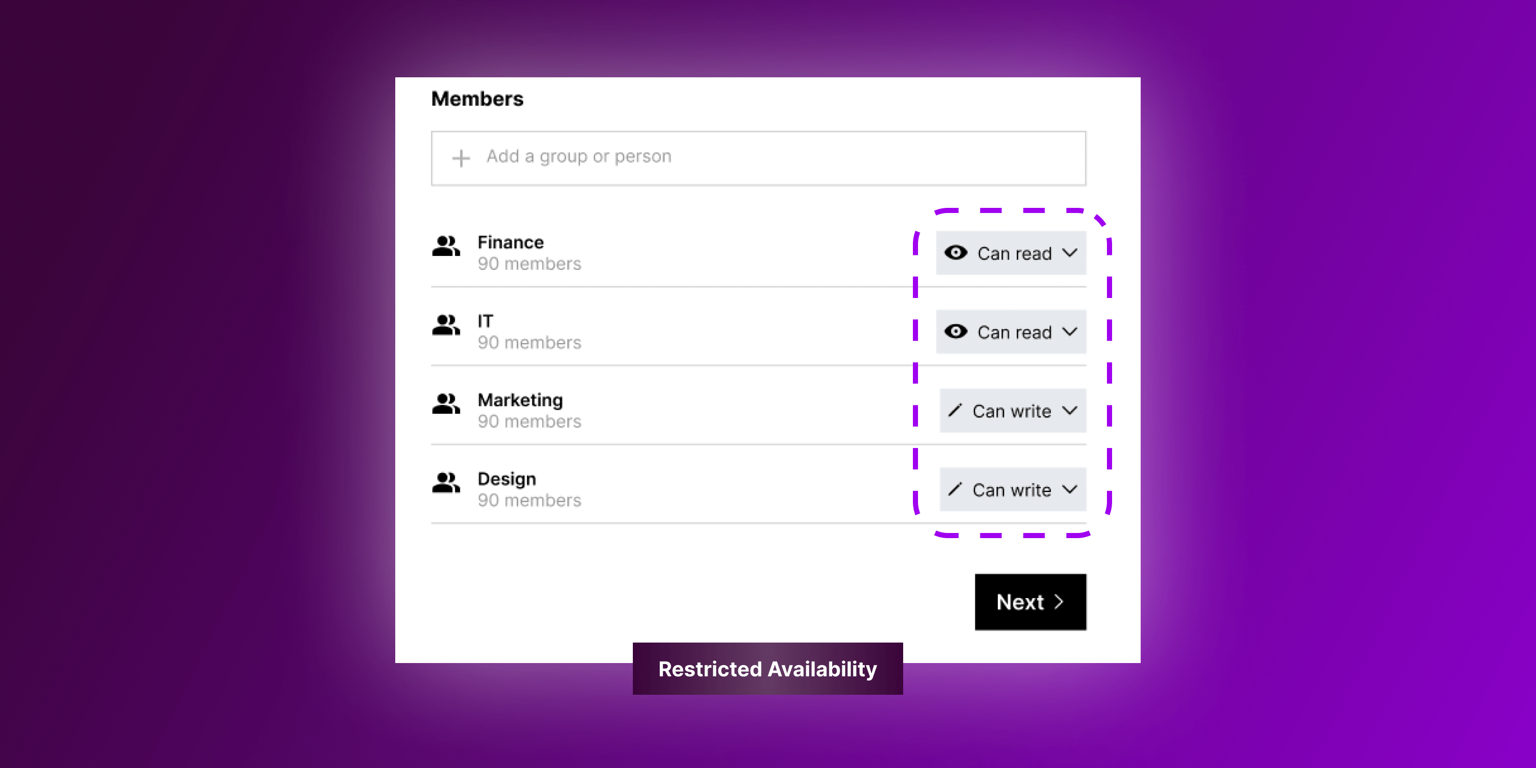 7. Advanced Permissions Control (Restricted Availability)